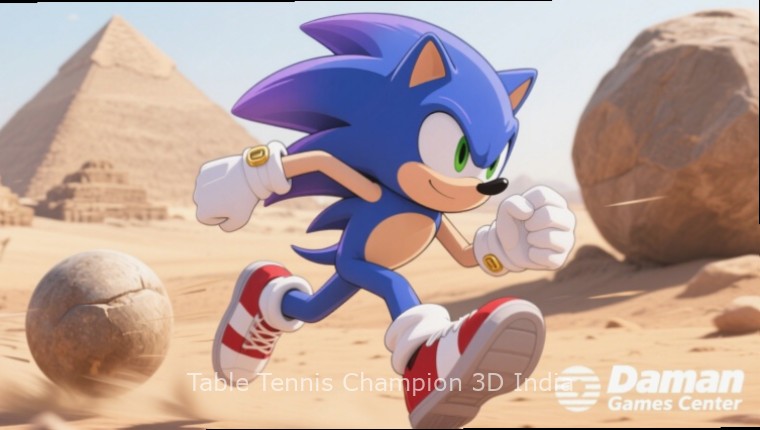 Table Tennis Champion 3D India main menu showing Indian tournament options