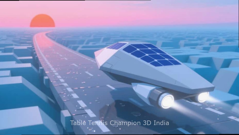 Table Tennis Champion 3D India gameplay screenshot showing Indian player in action